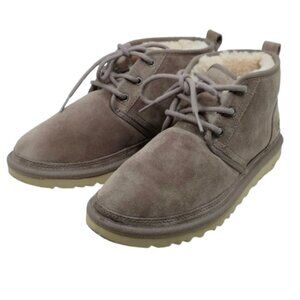 UGG~Neumel~WOMENS SUEDE & SHEARLING CHUKKA ANKLE BOOTS Stormy Gray SIZE 9